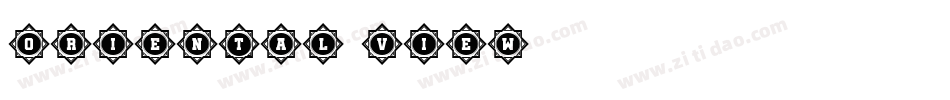 Oriental View字体转换
